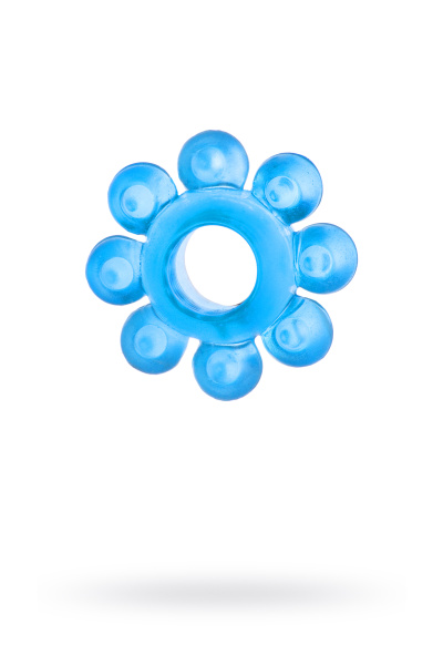 Кольцо гелевое,синее, 3,5 см, Ø 1,5