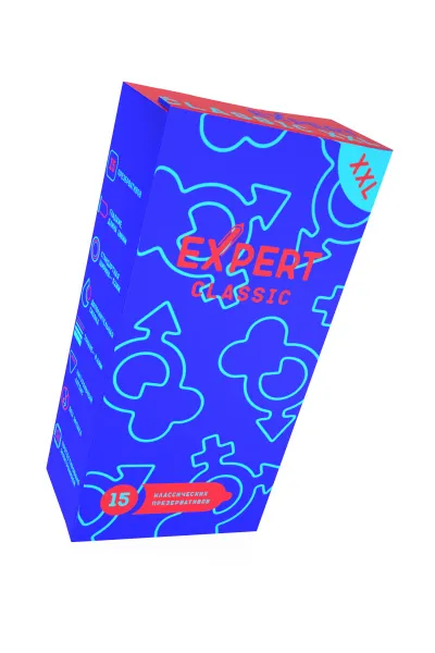 Презервативы EXPERT Classic XXL, увеличенного размера, 15 шт