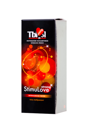 Гель-лубрикант Ты и Я ''StimuLove strong'', 20 мл