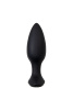 Анальная втулка LOVENSE Hush 2 (S), силикон, черная, 12,1 см, Ø 3,8 см